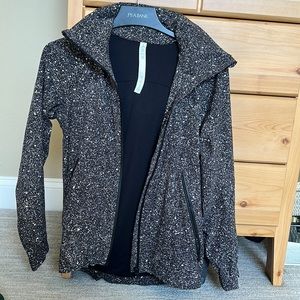 lululemon athletica Black and White Speckled Jacket
